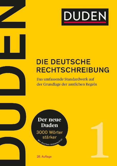 Duden 01 Dıe Deutsche Rechtschreıbung'ın resmi
